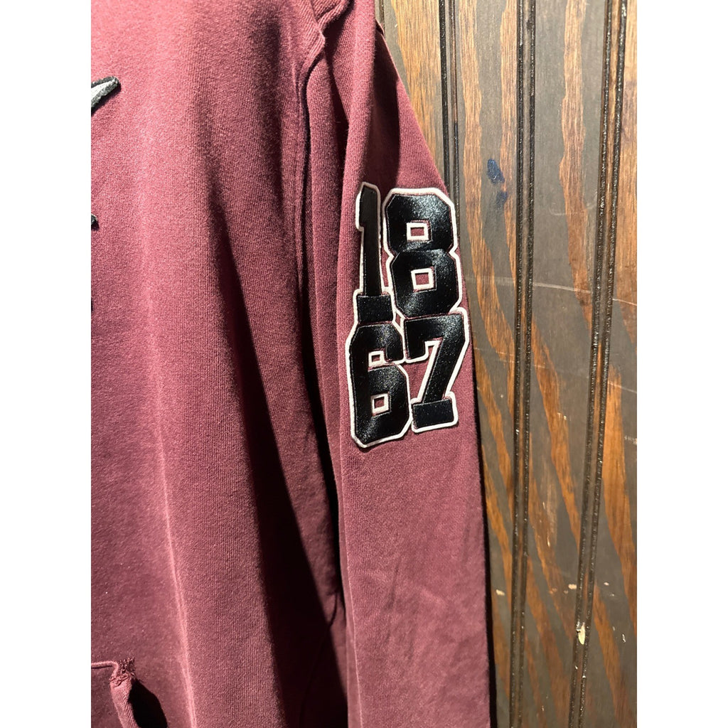 Morehouse College Maroon Tigers HBCU Pullover Hoodie Chenille XL