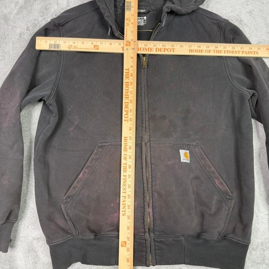 Carhartt Rain Defender Loose Fit Mens Full Zip Hoodie Jacket Size L