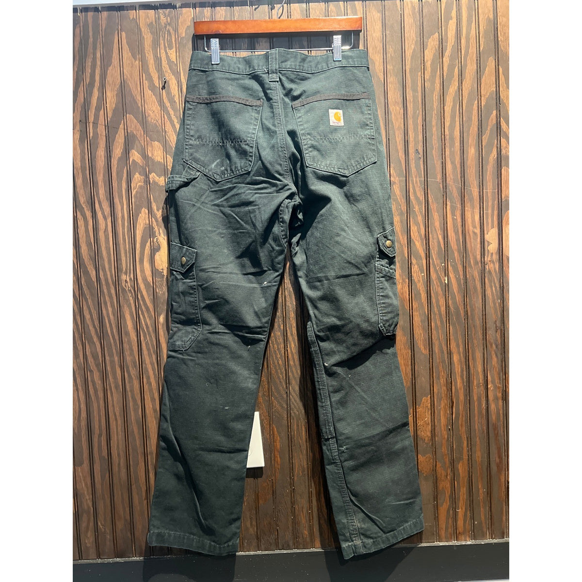 Carhartt Relaxed Fit Cargo Pants Mens 28x31 Forest Green Utility Workwear Pants