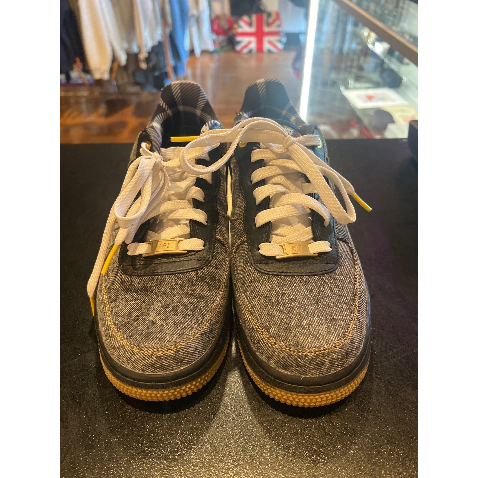 Nike Air Force 1 Low LV8 Doernbecher 2019 Zion Thompson Grey Denim CV2591-001 7Y