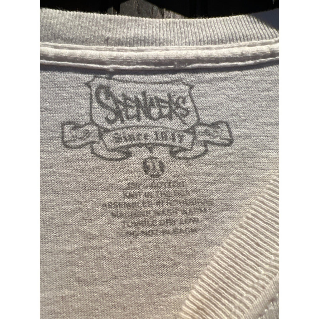 Spencer's I Support Single Moms A Dollar At A Time Graphic Tee White XL 25x28