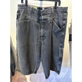 Marithe Francois Girbaud Mens Baggy Denim Shorts Black Faded Vintage 90 Jorts 36