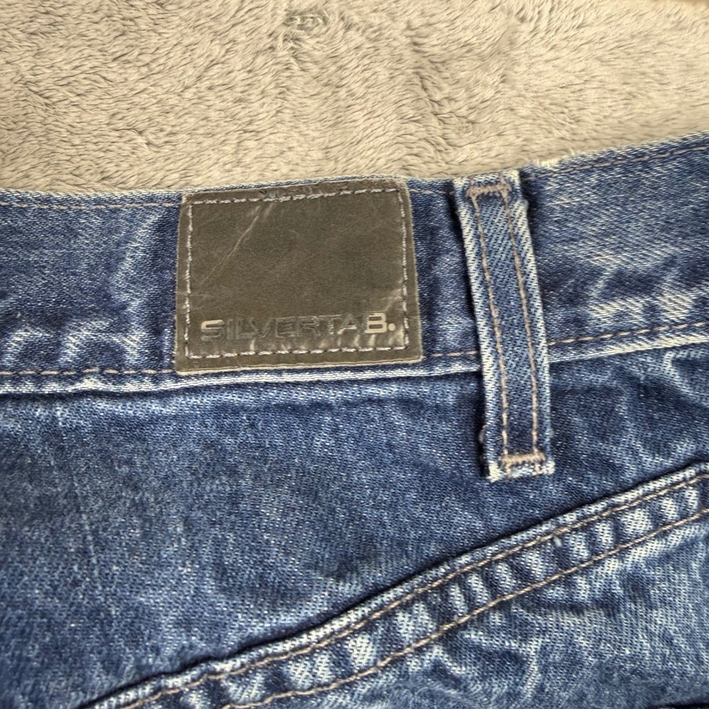 Silver Tab by Levi's Mens Jeans Blue Denim Straight Leg Size 36x32