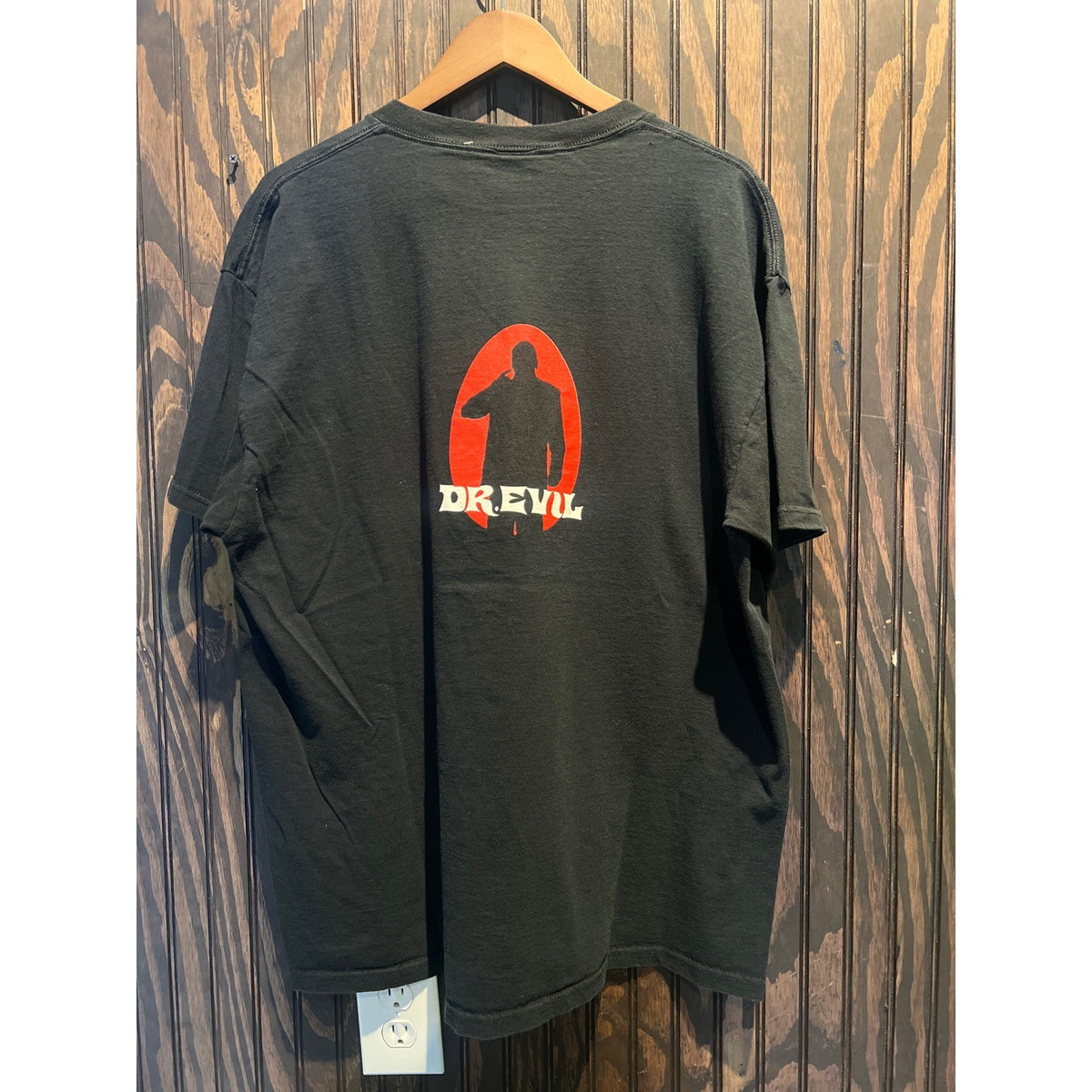 Vintage 1999 Austin Powers Dr Evil Movie Promo T-Shirt Delta Pro Weight XL Black