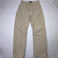 LIONESS Tan Cargo Pants Wide Leg Utility Pockets Womens Size Small