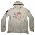 The North Face Mens Cream Graphic Hoodie Sweatshirt Size Medium