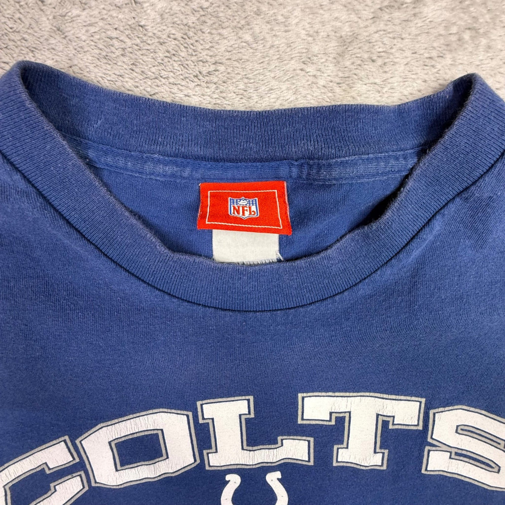 Indianapolis Colts NFL Long Sleeve Shirt Royal Blue Men's Large