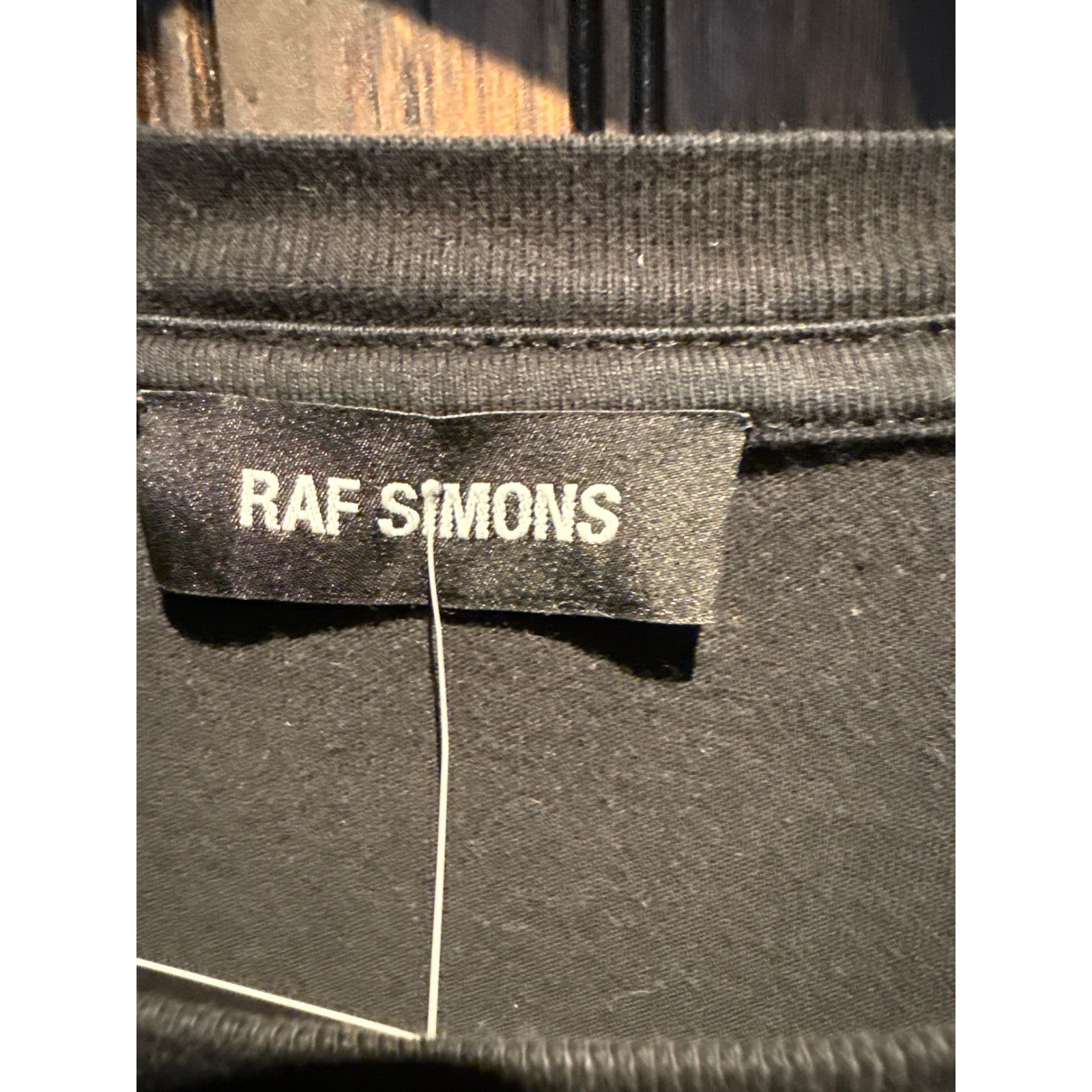 Raf Simons Diptych Paris FW19 Black Graphic T-Shirt Oversized Mens XL