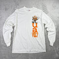 Vintage Tee Tennessee Volunteers U a VOL Long Sleeve Shirt XL White 90s USA