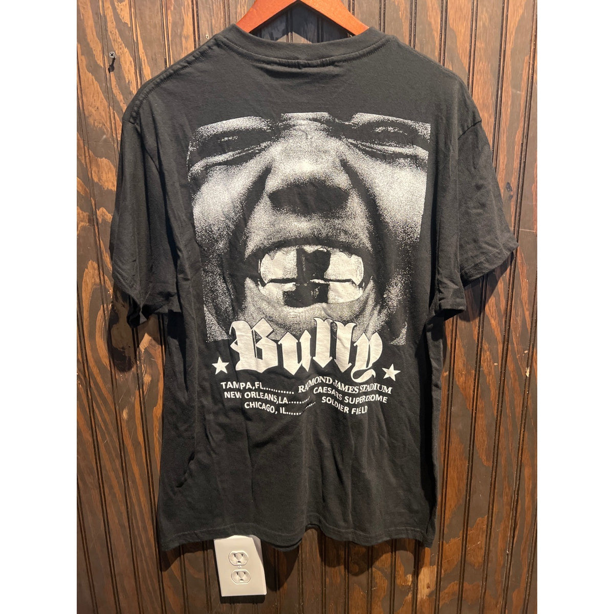 Kanye West Ye Telling Truth Is Crazy Graphic T-Shirt Black Mens Large 23x29