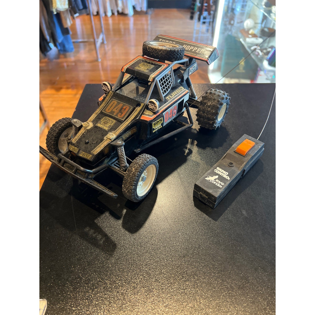 Vintage Taiyo Turbo Hopper RC Buggy Black Red 045 Royal Condor Controller 1980s