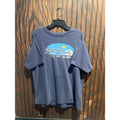 Vintage Survivor Its My Island Graphic T-Shirt Navy Blue Single Stitch Mens XL