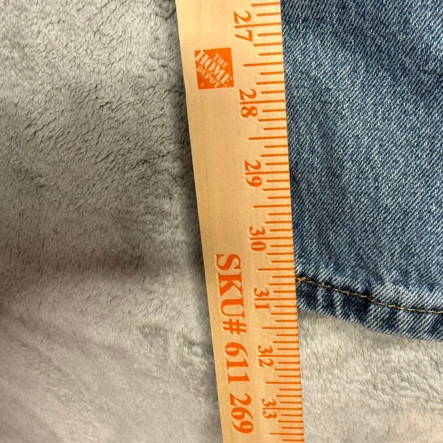 Levi's 505 Jeans Men's 42x34 Blue Denim USA Made 2022 Straight Leg