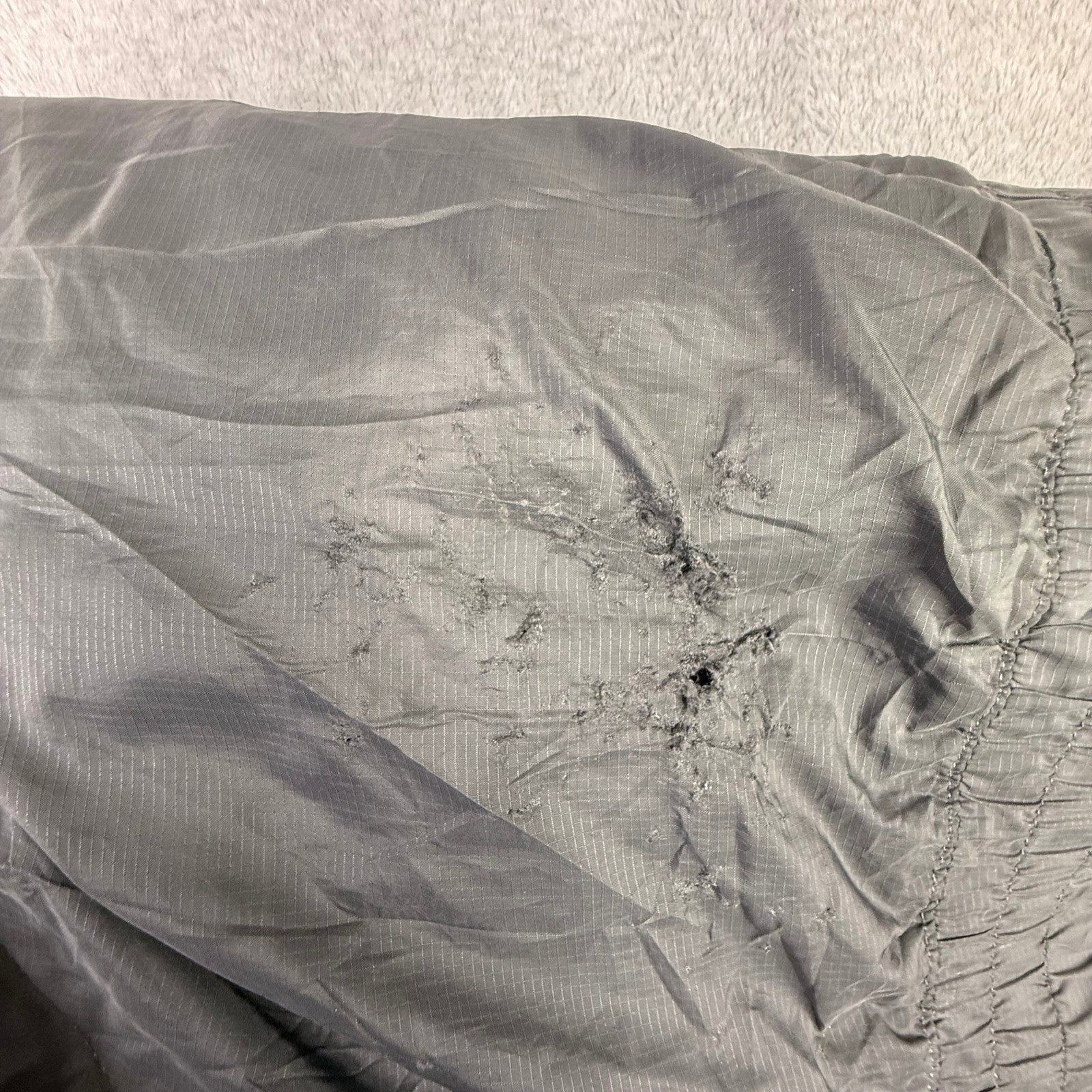 Adidas Originals Camo Colorblock Windbreaker Jacket Mens Medium Grey Hooded