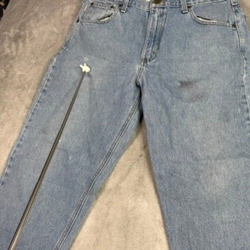 Light Wash Denim Jeans Men Size 36x30 Relaxed Fit Workwear Casual Pants