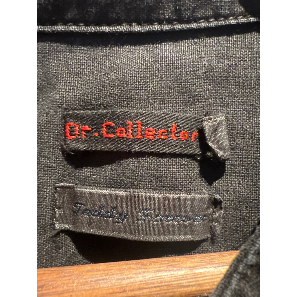 Dr Collectors US ARTY Patch Oversized Shirt Faded Black Military Workwear L XL