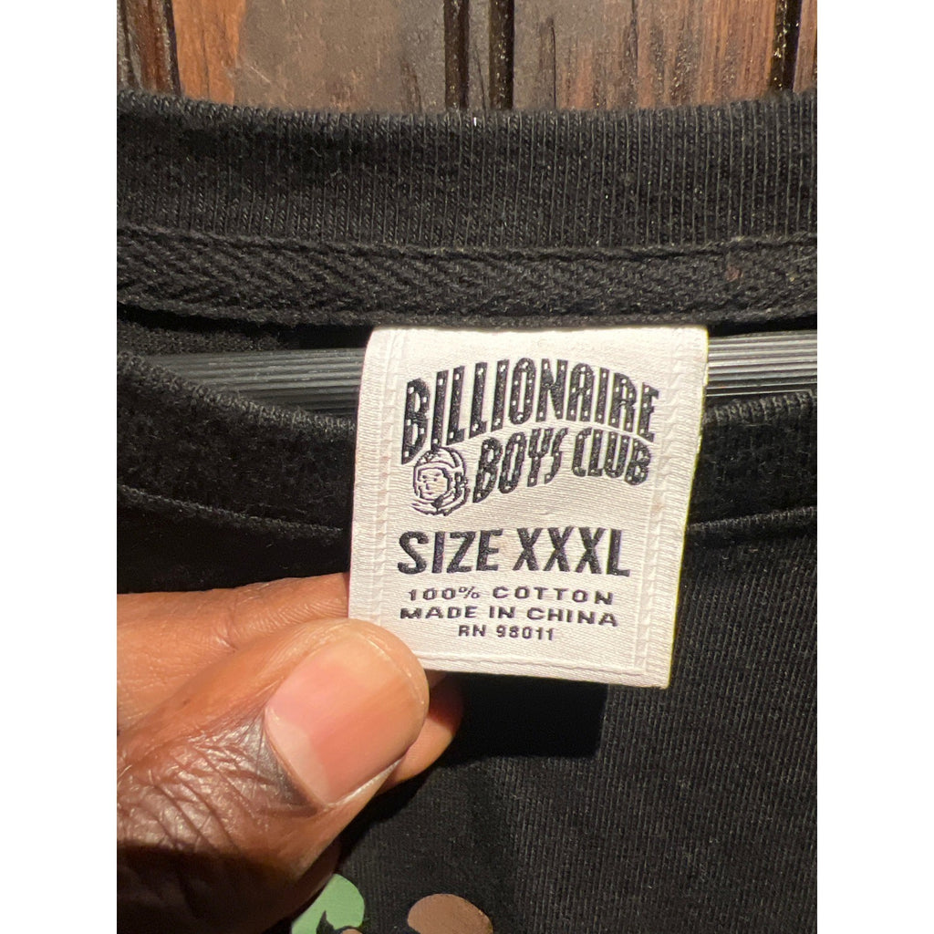 Billionaire Boys Club BBC Black Camo Arch Logo Astronaut T-Shirt Mens XL