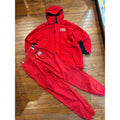 Vintage Marlboro Adventure Team Red Nylon Track Suit Jacket XL Pants L 90s Set
