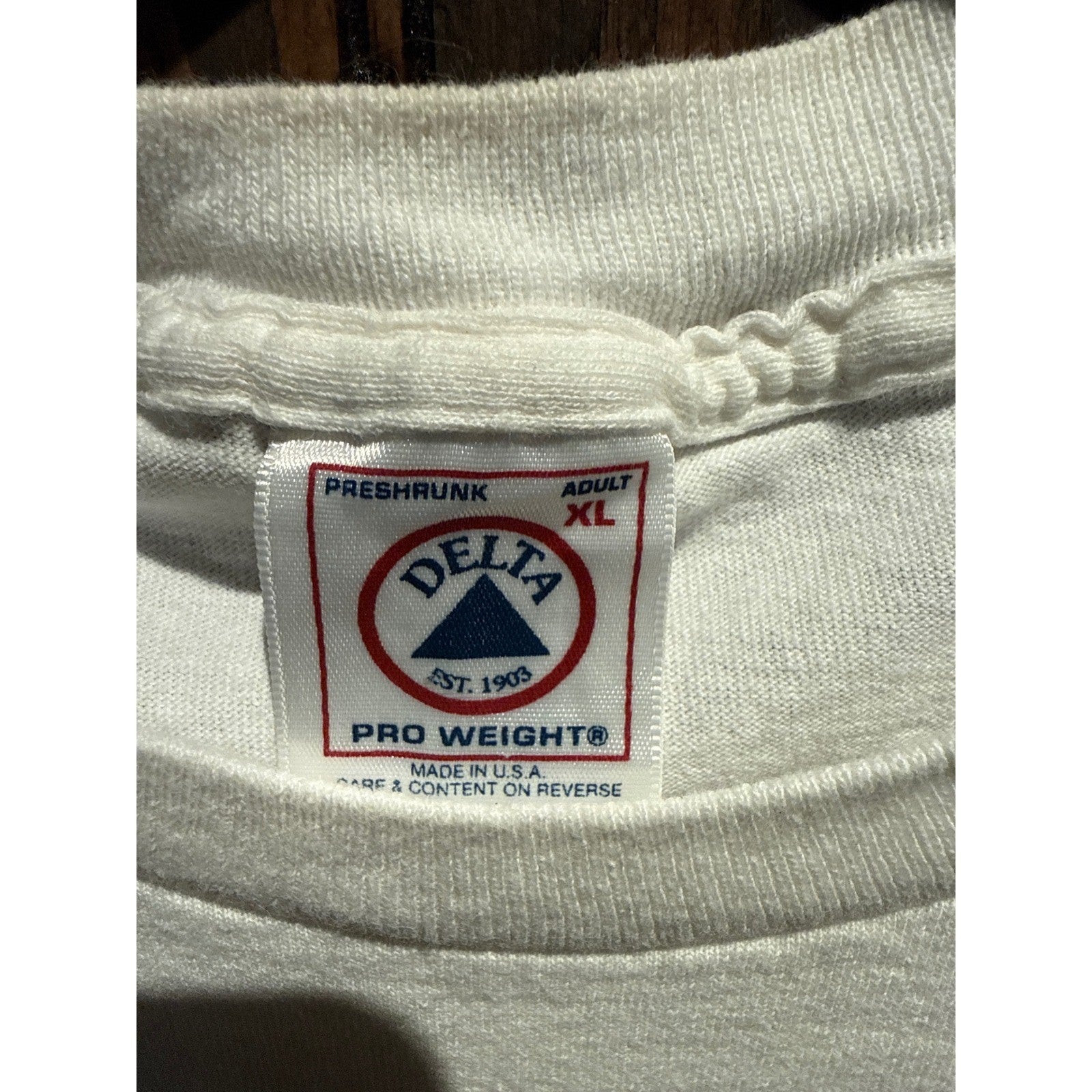 Vintage Philadelphia Flyers Delta Pro Weight NHL T-Shirt White Mens XL 24x30