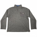 Woolrich Men's Heathered Gray Fleece 1/4 Zip Pullover Sweatshirt