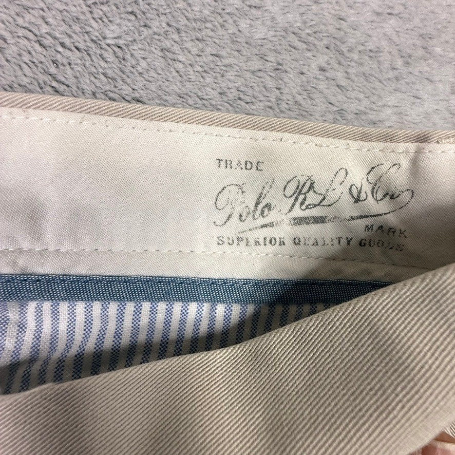 Polo Ralph Lauren Men's Chino Pants Khaki Straight Fit Casual Size 34x30