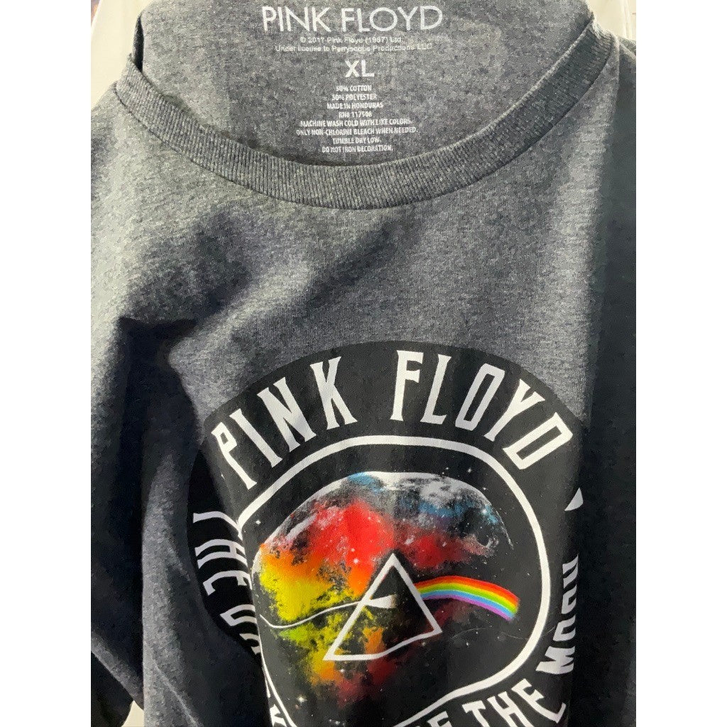 Pink Floyd The Dark Side of the Moon Graphic T Shirt Mens XL Gray Concert Tour