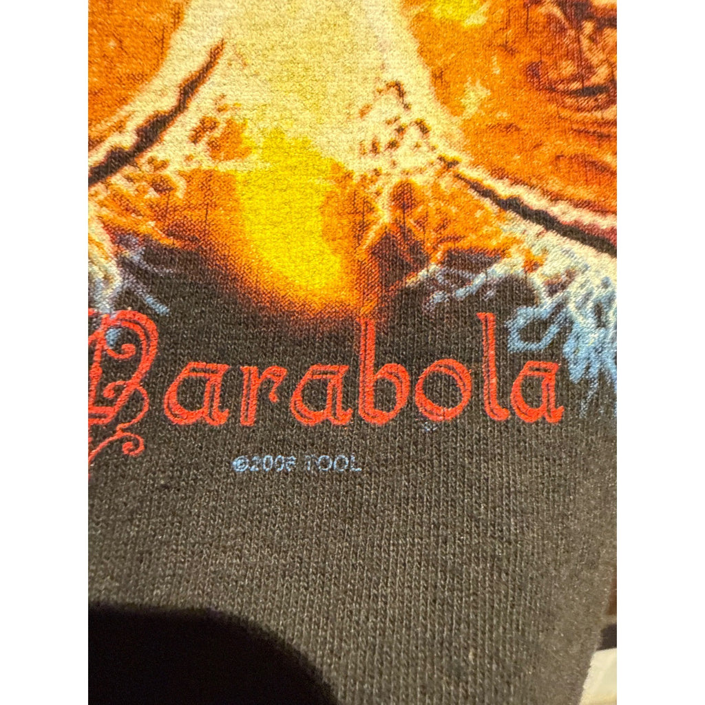 Vintage Tool Band T-Shirt Black Graphic Box Logo Gildan Heavy Cotton XL 22x28