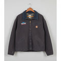 Carhartt Detroit Jacket 2XL Black Canvas Blanket Lined URS Olmsted Dam Project