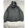 Vintage 90s Polo Sport Ralph Lauren Down Puffer Jacket Black Distressed Large