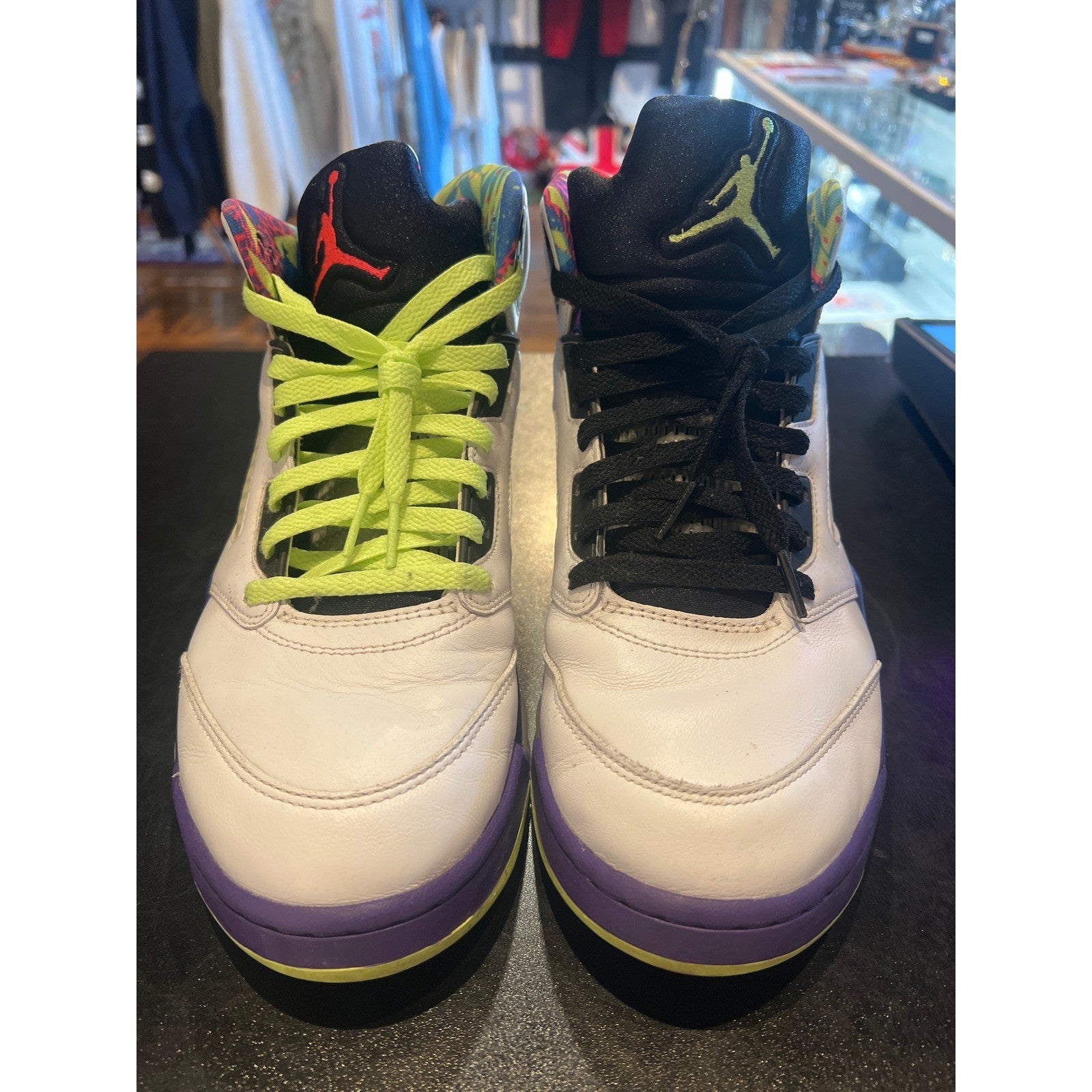 Jordan 5 Retro Alternate BelAir White Court Purple DB3335100 Mens 11 Spare Laces