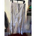 Vintage Starter White Nylon Track Pants Mens Side Zip Racing Stripe Joggers 90s