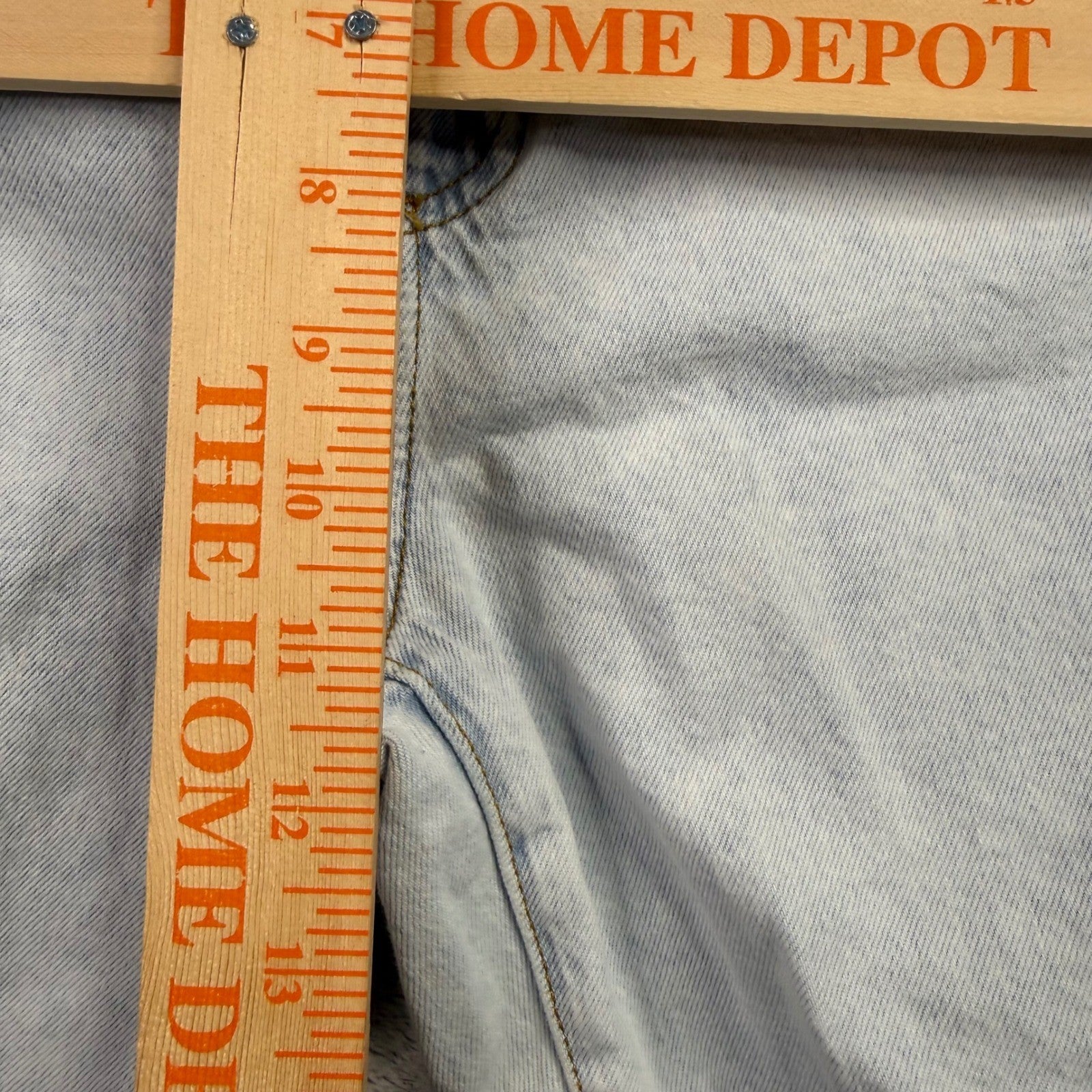 WeWoreWhat Light Wash Distressed Straight Leg Jeans Size 29