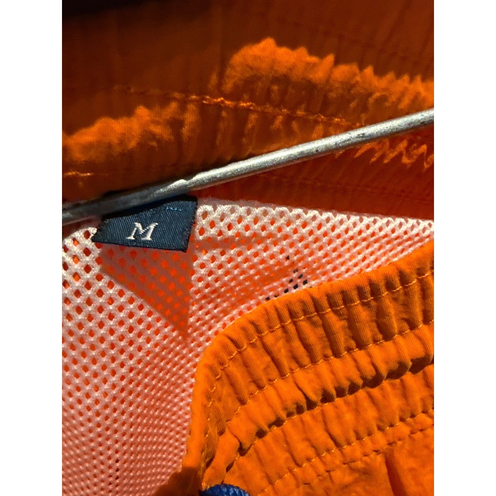 Polo Ralph Lauren Mens Orange Blue Pony Swim Trunks Board Shorts XL 38 Waist