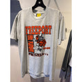 Vintage 1992 Freeport Pretzels Football Playoffs T-Shirt Grey Signal Sport XL