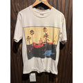 Vintage Eagles Hotel California T-Shirt Softee Single Stitch Cream Large 21x28