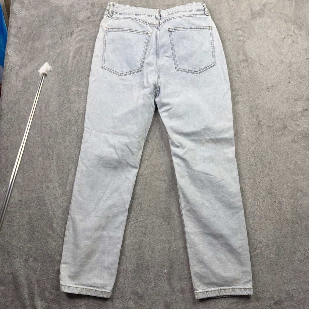 WeWoreWhat Light Wash Distressed Straight Leg Jeans Size 29