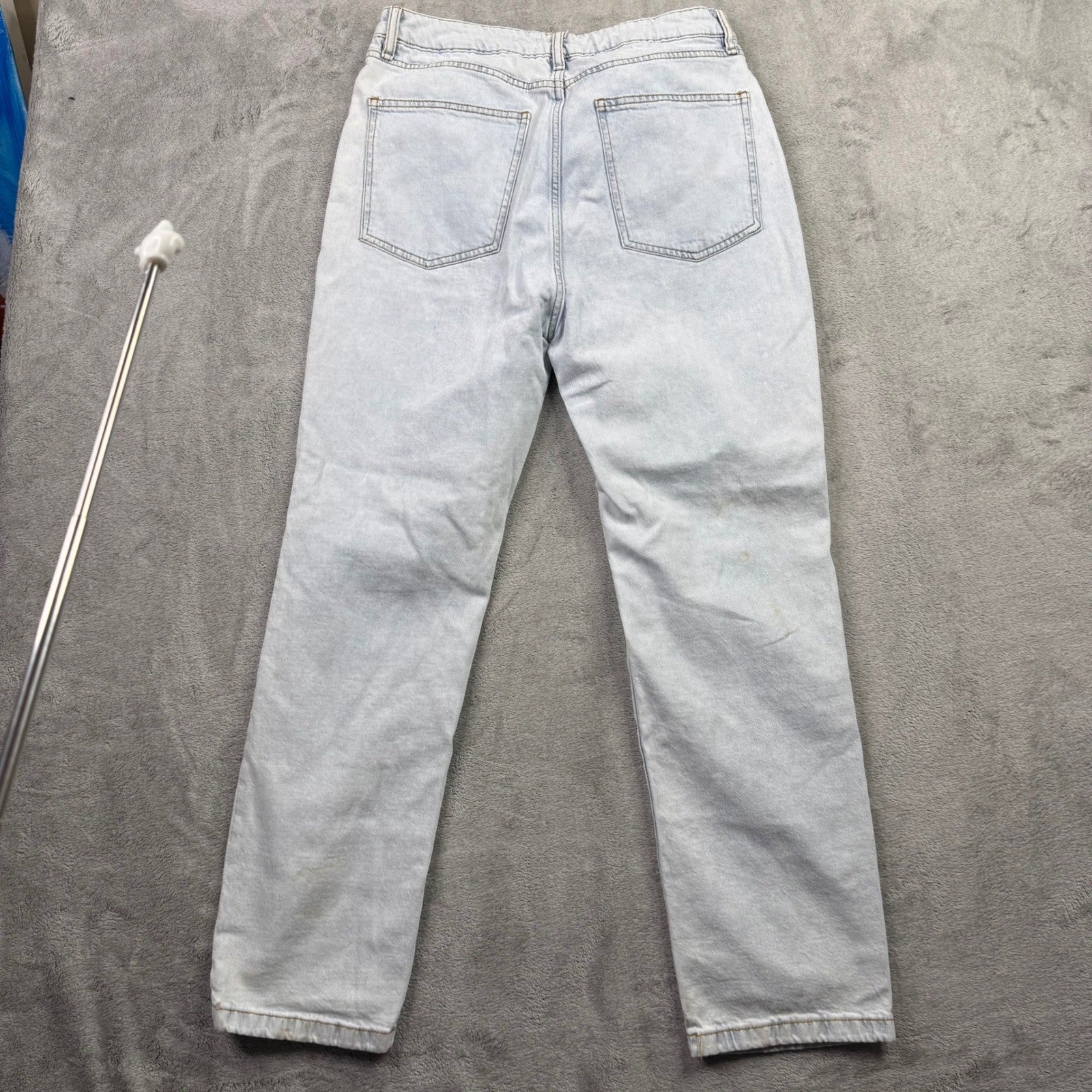 WeWoreWhat Light Wash Distressed Straight Leg Jeans Size 29