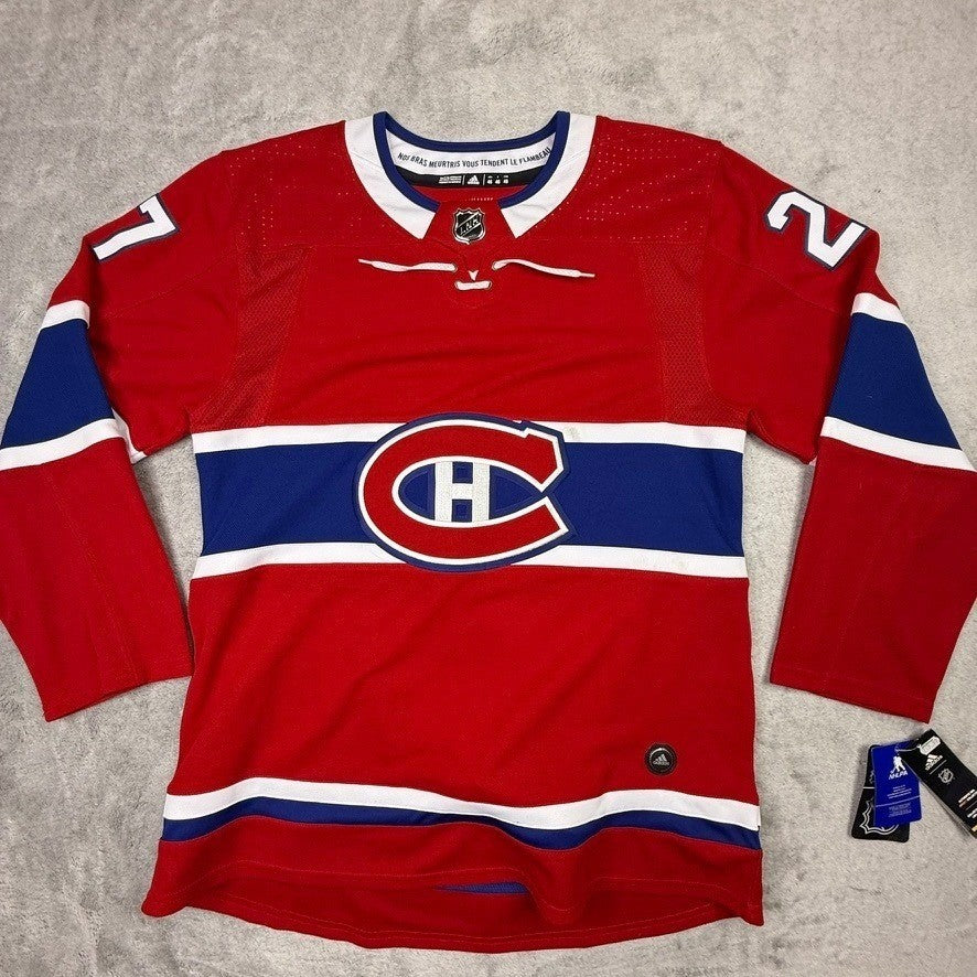 NWT Montreal Adidas Authentic Jersey Alex Galchenyuk 27 Red NHL Hockey Mens 46