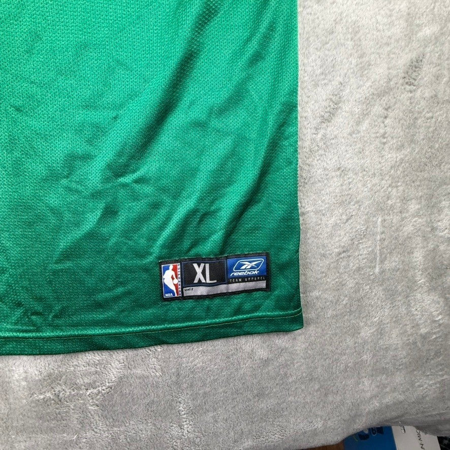 Reebok Boston Celtics Marcus Banks 11 NBA Jersey Mens XL Green Basketball Mesh