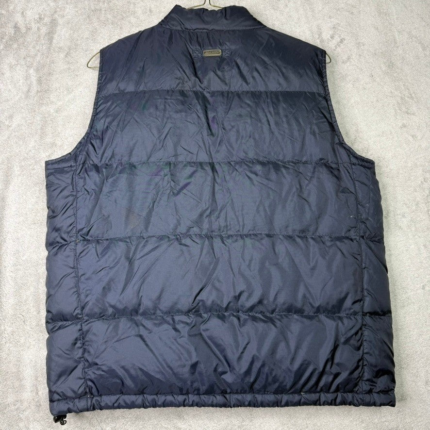 Skechers Mens Puffer Vest Navy Blue Full Zip Padded Sleeveless Jacket Size xxl
