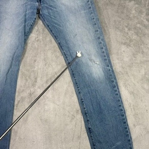 Levi's 501 Original Fit Light Wash Button Fly Jeans Mens W36 L34