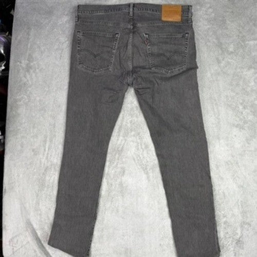 Levi Strauss 502 Regular Taper Jeans Dark Gray W36 L34 Mens Premium Quality