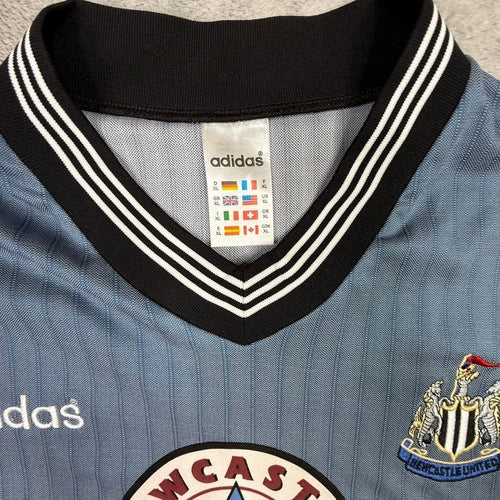 Adidas Newcastle United Shearer 9 Retro Football Soccer Jersey Adult XL