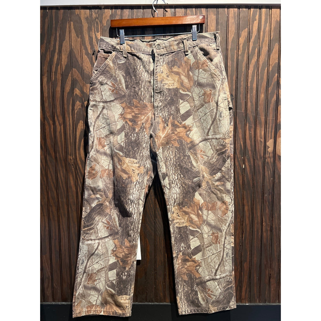 Carhartt B158 CMO Mens RealTree Camo Dungaree Fit Canvas Carpenter Pants 38x32