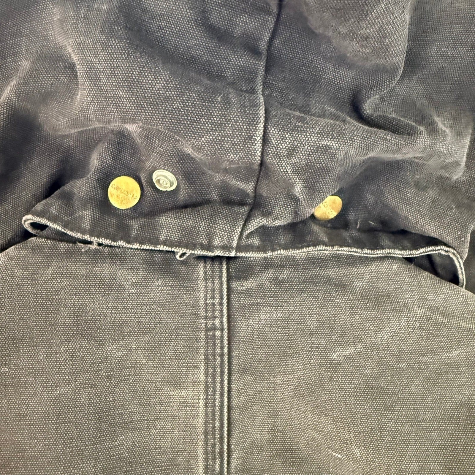 Carhartt Arctic Canvas Jacket Union Workwear C26 MOS Detachable Hood XL
