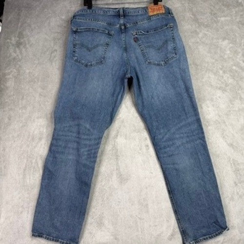 Levi Strauss 541 Athletic Fit Jeans Mens 36x32 Blue Wash Button Fly