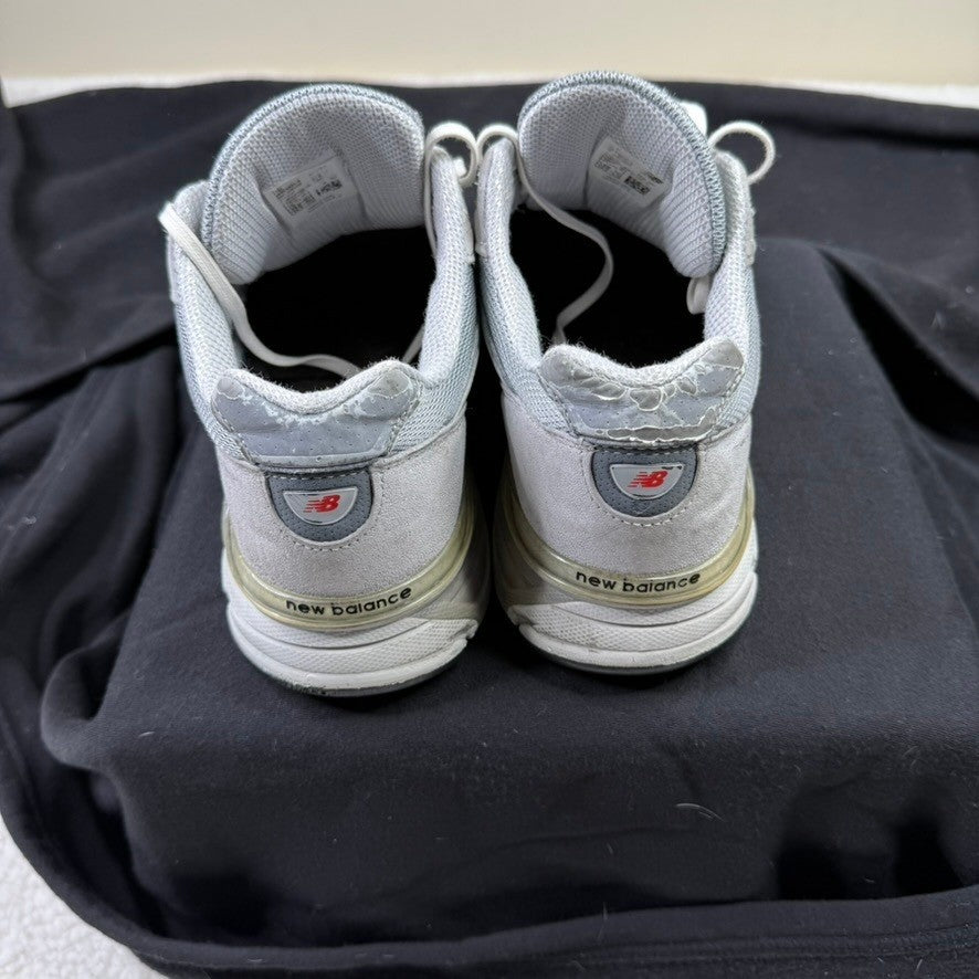 New Balance 990v4 Men's Running Shoes Grey Suede Mesh Size