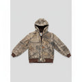 Carhartt Realtree Xtra Camo Hooded Active Jacket Brown Canvas Work Coat Mens M