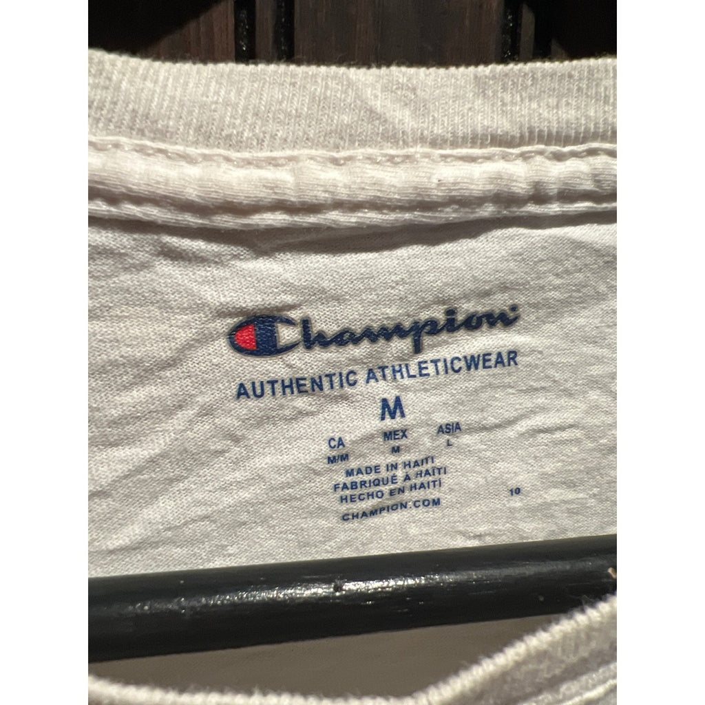 Champion Nipsey Hussle Prolific Graphic T-Shirt White Mens Medium