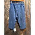 Vintage Distressed Navy Blue Sweatpants Raw Hem Cropped Joggers Mens Small 14x19